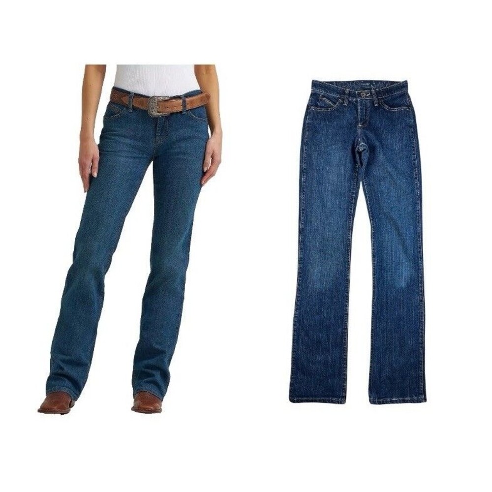 Wrangler Q-Baby WRQ20LB Ultimate Riding Mid-Rise Bootcut Jeans 0 x 36 Western